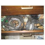 Dresser with contents 34" x 18" x 4...