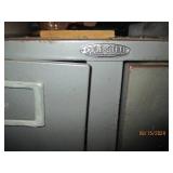 Metal filing cabinet with contents ...