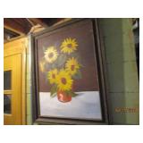 Flower picture 28" x 33"...