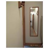 Mirror, 2 wall sconces from hallway...