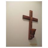 Mirror, 2 wall sconces from hallway...