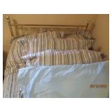 Twin bed, pillows and bedding. Buye...