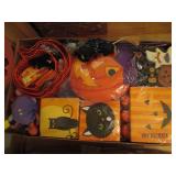 2 boxes of Halloween decor/items...