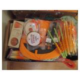2 boxes of Halloween decor/items...
