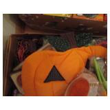 2 boxes of Halloween decor/items...