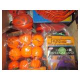 2 boxes of Halloween decor/items...