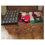 Box of Christmas decor...