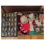 Box of Christmas decor...