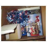 2 boxes of 4th of July decor...