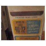 Stackable flex shelving and pattern...