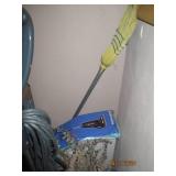 Contents of stairway closet and wal...