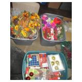 Massive lot of holiday items and decor including Christmas, Halloween, Easter and more. 9+ totes full. See photos