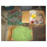 Massive lot of holiday items and decor including Christmas, Halloween, Easter and more. 9+ totes full. See photos