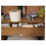 Over the toilet organizer with cont...