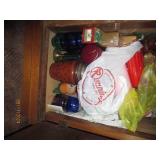 Content of lower drawers and cabine...