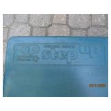 Do step up aerobic bench...