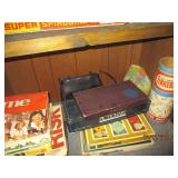 Variety of vintage puzzles,card gam...