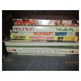 Variety of vintage puzzles,card gam...