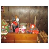 Vintage Metal candy dish, tree mug ...