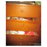 blank greeting cards, serving piece...