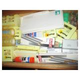 blank greeting cards, serving piece...