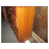 Vintage Wood 12-drawer dresser appr...