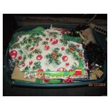 Covered tote containing an assortme...