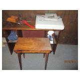 Vintage Wood open shelf desk approx...