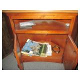 Wood 2-door corner tv/multimedia st...