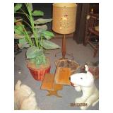 Doll sized vintage school desk, bas...