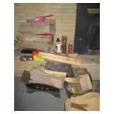 Firewood, fire starter, Vintage mat...