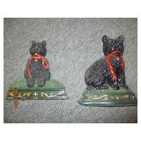 Painted cast Scottie and Westir dec...