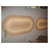 Pair of 26"×48" woven rugs...