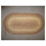 Pair of 26"×48" woven rugs...