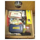 Contents of storage room cupboard drawers. See photos