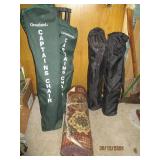 4 folding chairs and a floor rug