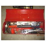 Socket set an tool box with tools