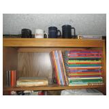 Contents on top of the cabinet and ...