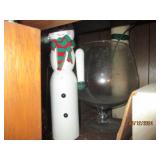 Top 2 shelves of office left closet...