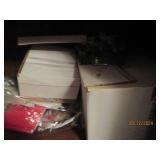 Bottom shelf and contents from left...