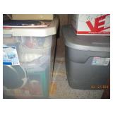 Bottom shelf and contents from left...