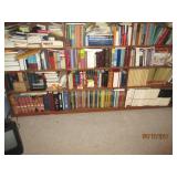 Bookshelf and its entire contents. ...
