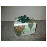 Mystery wrapped Christmas present. ...