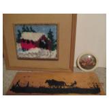 Home decor ceramic duck, bubble fra...