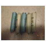 5 - 5 dollar rolls of dimes. As fou...