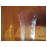 12 champagne glasses in case...