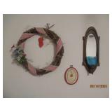 Contents of corner and wall decor a...