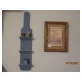 Contents of corner and wall decor a...