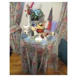 Small table and its contents...