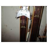 Alpine and Normark skiis, poles and...